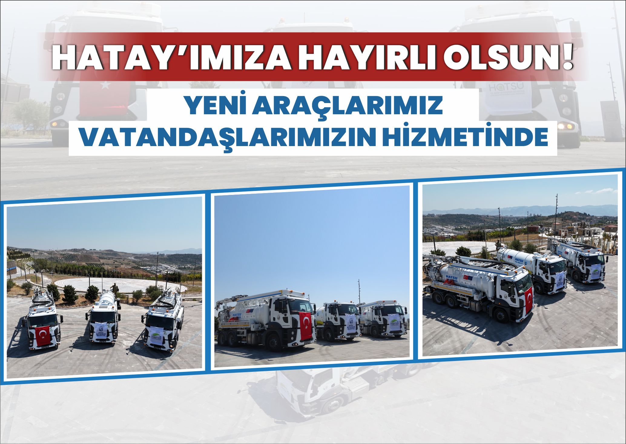 Yeni İş Makineleri Vatandaşların Hizmetinde